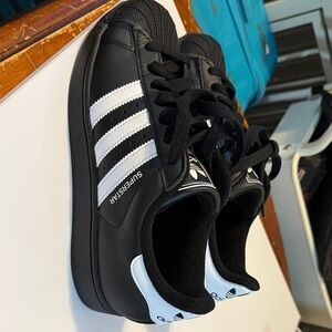 Adidas women Black and White Sneakers